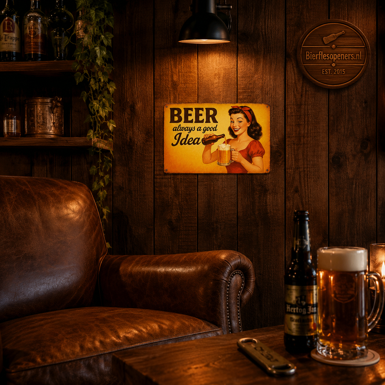 Beer-always-a-good idea- mancavebord- decoratie- bar