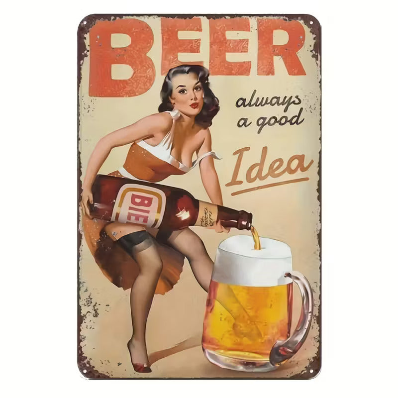 Mancave Bord - Beer always a good idea