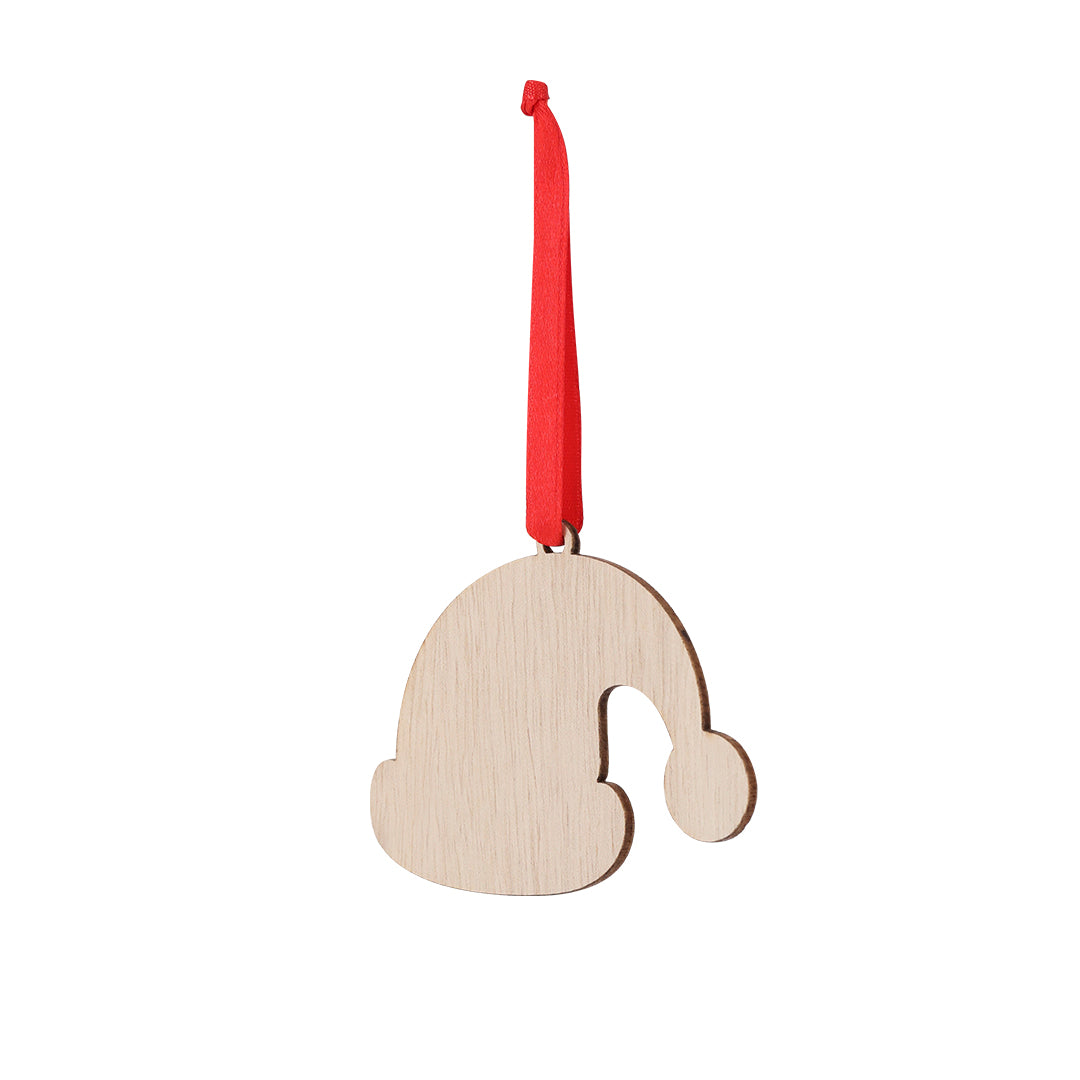 Kersthanger Kerstmuts - Hout