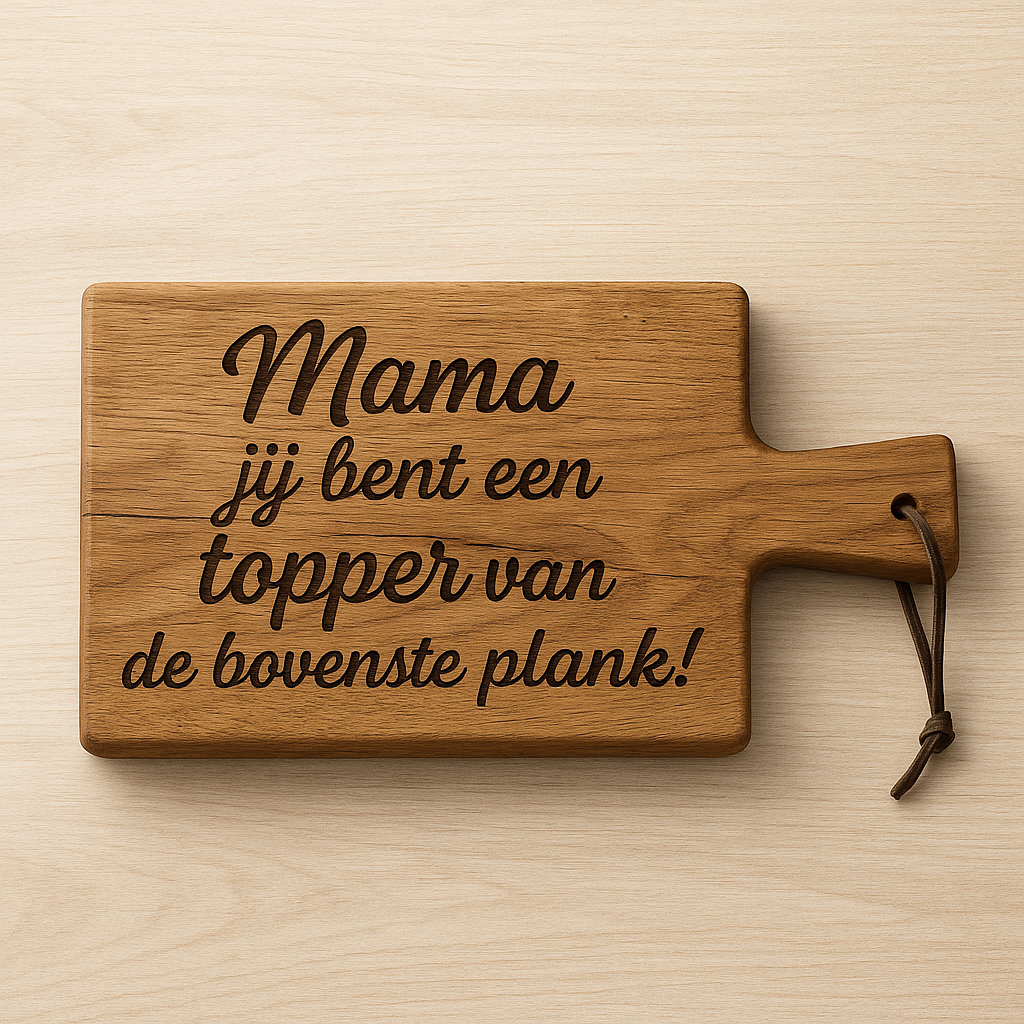 Borrelplank Moederdag (400x200x25mm)