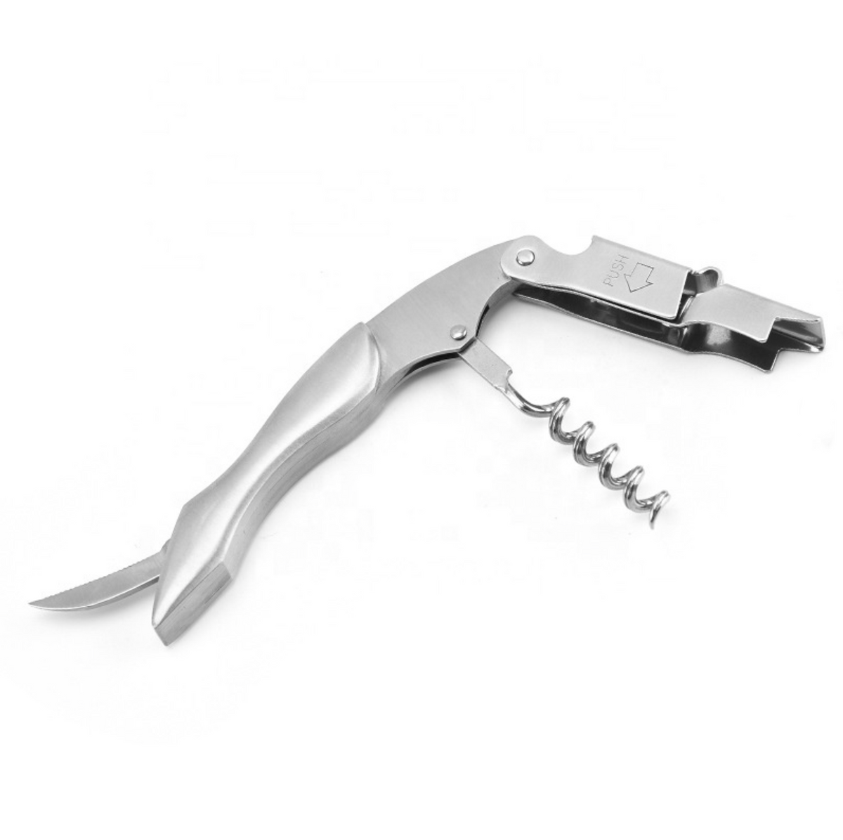 Professionele RVS 3-in-1 kurkentrekker – met logo en/of tekst