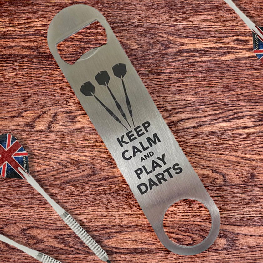 Gepersonaliseerde bieropener RVS in gebruik