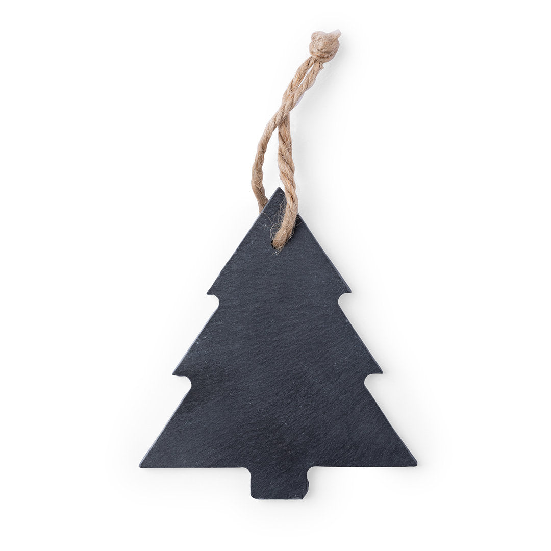 Kersthanger kerstboom leisteen - Personaliseerbaar met gravure