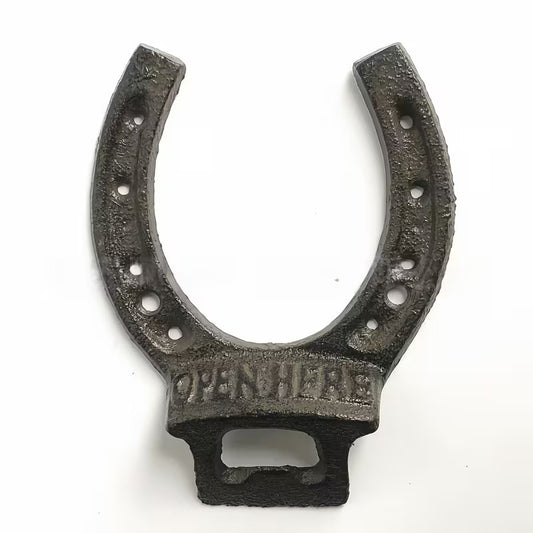 Bieropener Hoefijzer - Wandmodel