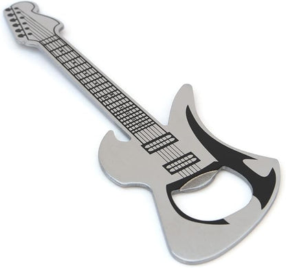 Gitaar flesopener metaal - Cadeau voor muziekliefhebbers