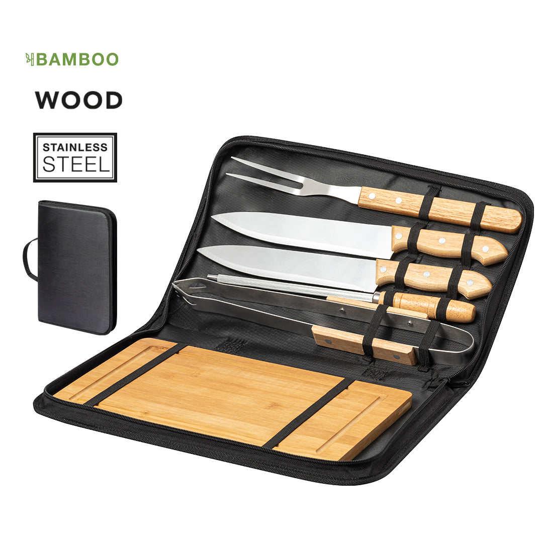 6-delige BBQ & Vleessnijset