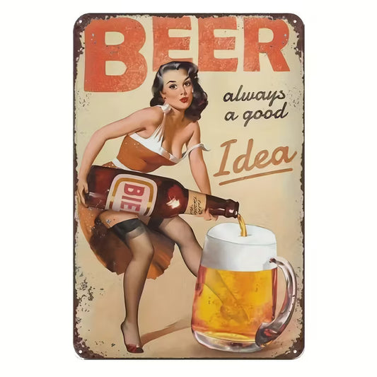 Mancave Bord - Beer always a good idea