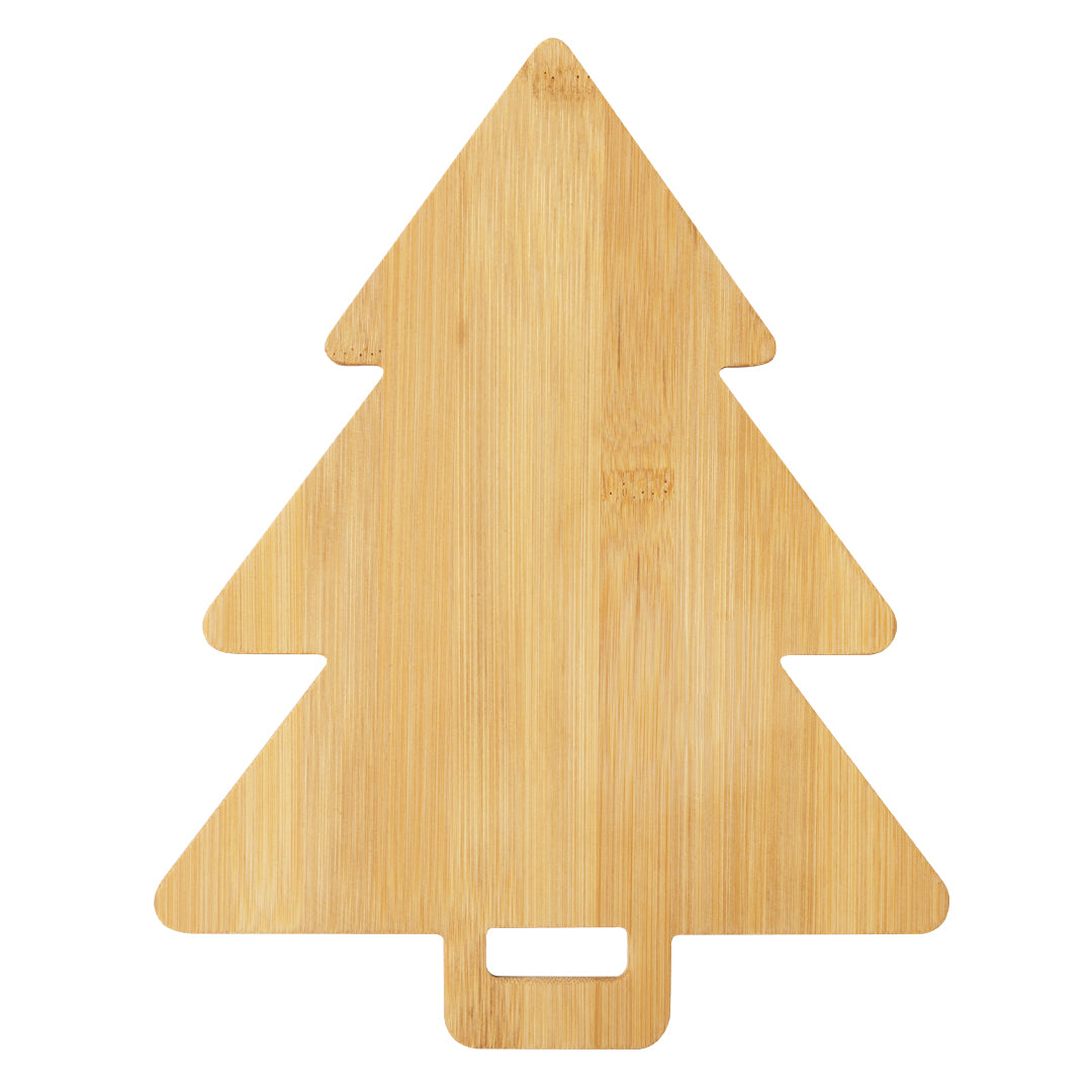 Borrelplank kerstboom bamboe - Serveerplank voor kerst