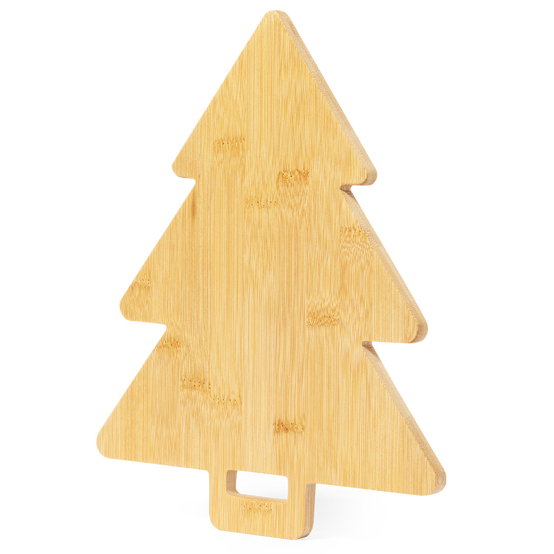 Borrelplank kerstboom bamboe - Serveerplank voor kerst