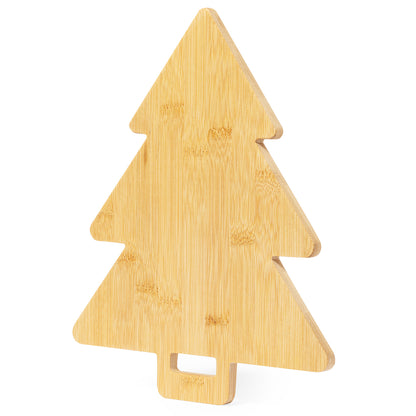 Borrelplank kerstboom bamboe - Serveerplank voor kerst