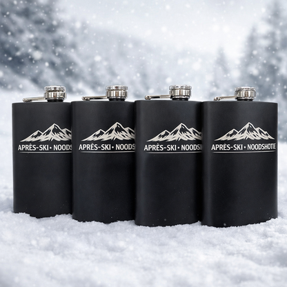 Heupfles RVS 210ml après-ski zakflacon wintersport