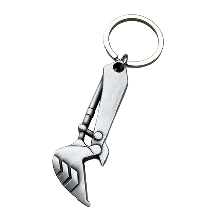 RVS sleutelhanger flesopener graafmachine cadeau bouw
Bierflesopeners.nl