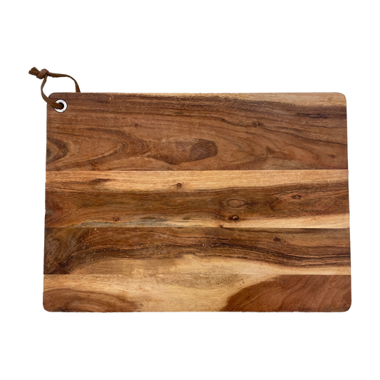 Borrelplank Acaciahout Rechthoek (460x330mm)