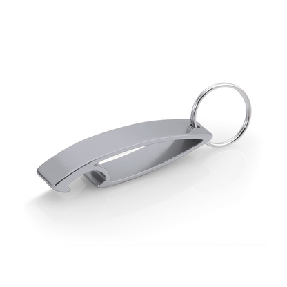 Compacte flesopener sleutelhanger metaal