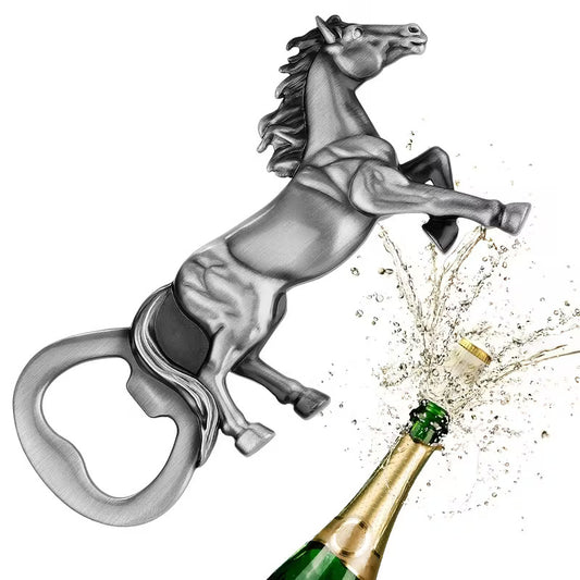Bieropener Paard - Metaal