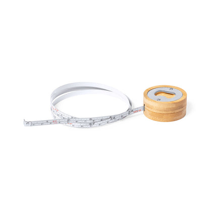 Flesopener meetlint bamboe 2-in-1 - Met rolmaat 1 meter