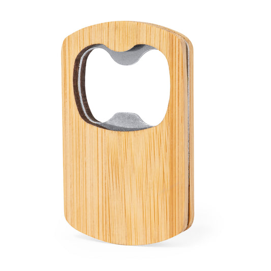 Flesopener Bamboe Magnetisch